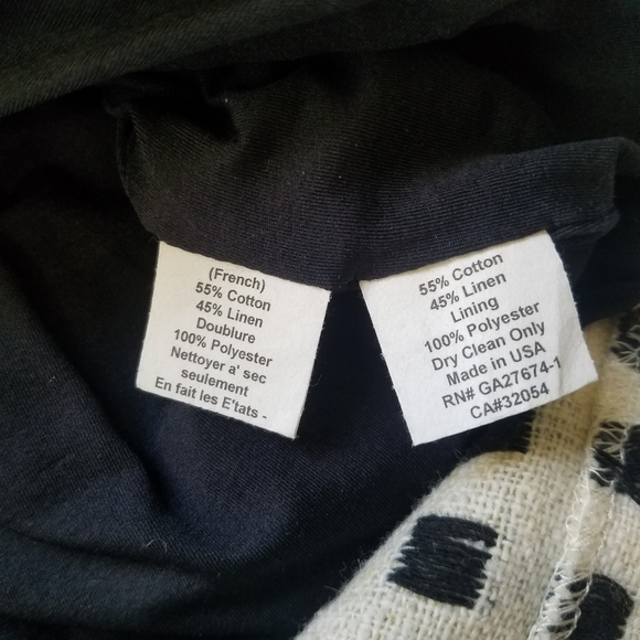 🌸 Anthropologie Eva Franco | Cotton Linen Blend Print Skirt - Picture 11 of 14